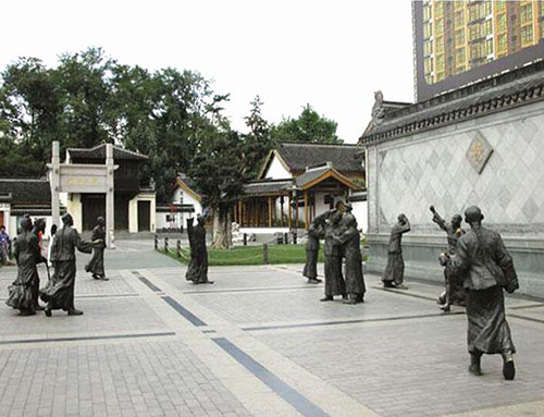 蘇州桐經公園場景雕塑
