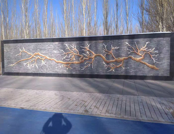 內蒙古植物園-樹枝（不銹鋼雕塑）